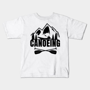 Canoeist Canoeing Kids T-Shirt